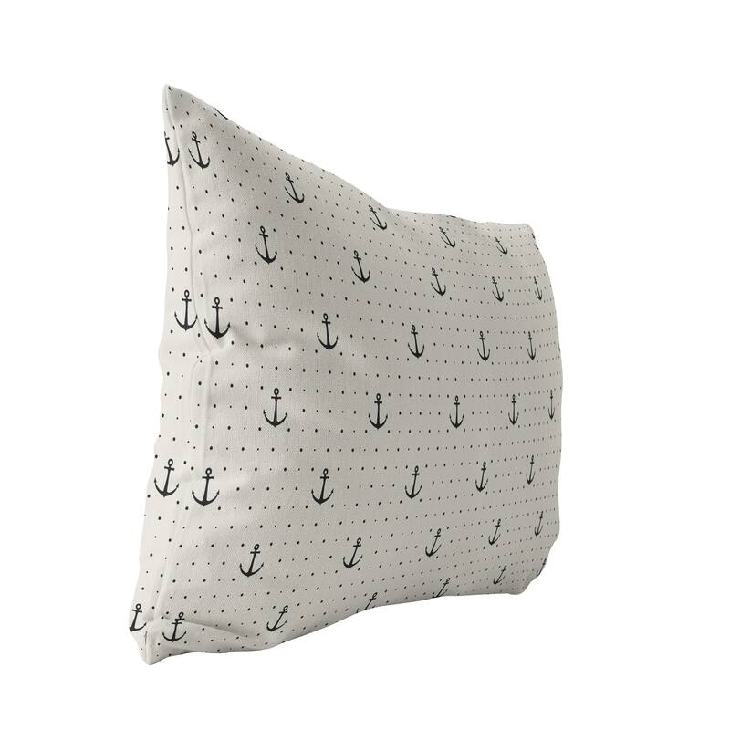 ANCHORS PARADISE IndoorOutdoor Lumbar Pillow By Kavka Designs 20X14